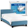 MEDICAL SUD PROFESSIONAL 20 Lenzuola Usa e Getta Per Letto Singolo in TNT Cm 140 x 240, Ideale Per Viaggio Ospedale Medici Hotel Terme, Lenzuolo Coprilettino Monouso, Made In Italy, Medical Sud