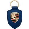 Porsche Portachiavi originale con stemma Porsche (blu), Blu