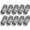 Catekro 10x Luci Ingombro LED 12V-24V, con 2 LED, Universale, Bianco | Luci di Posizione Laterali per Auto Indicatori Laterali 3000K Impermeabile per Camion Camper Furgone SUV