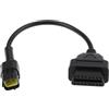eMagTech Cavo adattatore OBD2 da 4 pin a 16 pin compatibile con il veicolo agricolo del trattore Kubota
