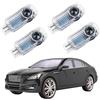 Menibeuty 4 pezzi Luce Proiettore Logo Luce di benvenuto Luce di ingresso Auto Accessori Illuminazione 4udi Illuminazione Porte per A1/A3/A4/A5/A6/A7/A8/Q2/Q3/Q5/Q7/Q8/TT/R8 Accessori Illuminazione