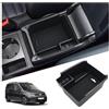 Ruiya Compatibile con VW Caddy 2020-2024 2025 Console Centrale Portaoggetti, Organizer da Braccioli per Console Centrale Consolle Braccioli Vano Contenitore Portaoggetti VW Caddy Accessori
