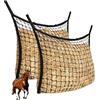 Bqkroa 2 pezzi rete da fieno: 80 x 90 cm Heusack per cavalli, nero grande rete di alimentazione per fieno, rete per cavalli, rete da fieno, rete da fieno, rete da fieno, rete da fieno, rete da fieno
