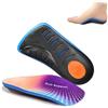 MFBUYING 3/4 Solette Ortopediche con Supporto Arco Alto, Solette per Fascite Plantare, Piedi Piatti, Iperpronazione e Dolore al Tallone(EU 41-42)
