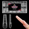 EBANKU 150PCS 3D Reverse French Dual Form