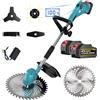 ANEELV Tagliaerba a batteria 9 pollici con display LCD, motore brushless da 1200W, tagliabordi multifunzionale a batteria con 2 batterie, asta telescopica e testa di taglio regolabile, per prato, erbacce e