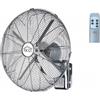 Dcg Ventilatore cromato da parete DCG VE1696TT 45cm