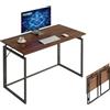 MUSSO F5 Scrivania Pieghevole 80 x 40 cm, Senza Montaggio, Marrone