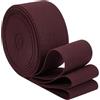 BENECREAT Elastico da Cucito da 8 m, Cordino Elastico Piatto Largo 5cm, Cinghie Elastiche Intrecciate per Cinture, Pantaloni, Vestiti, Fai da Te (Marrone)