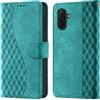 CaseGla Cover per Samsung Galaxy A18 / A26 / A17 5G custodia portafoglio Turchese | Blocco RFID, 3 scomparti carte, 1 tasca banconote, Chiusura magnetica, Supporto, Pelle PU flip cover per Samsung A26 / A17
