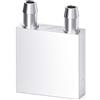 Clyxgs CLDIY - Blocco di raffreddamento ad acqua in alluminio per radiatore ad acqua liquida, dissipatore di calore, endotermo, testa PC PC PC CPU (40 mm x 40 mm x 12 mm)