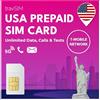 travSIM SIM USA | Rete T-Mobile | Dati, chiamate e SMS illimitati negli USA | La Telefono USA e Getta funziona su dispositivi iOS e Android | SIM Americana 60 Giorni