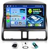 OiLiehu 6+128G 8 Core Android 13 Radio per Honda CRV 2001-2006 Autoradio 2Din CarPlay Android Auto Autoradio con Schermo 9 pollici con Bluetooth GPS FM RDS WiFi SWC DSP Telecamera Posteriore