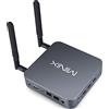 MINIX NEO J51-C8 Max Mini PC in Alluminio, 8 GB/512 GB M.2 PCIe NVMe SSD Windows 11 Pro, Wi-Fi6/Due Porte LAN da 2,5 GB/USB-C/Tre Uscite Video/4K/Accensione Automatica/Avvio PXE/RTC/Attacco Vesa.