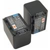 DSTE 2-Pacco Ricambio Batteria Compatibile per Sony NP-FV70 DCR-SR15 SR21 SR68 SR88 SX15 SX21 SX44 SX45 SX63 SX65 SX83 SX85 FDR-AX100