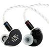 Linsoul SIMGOT SuperMix 5 1BC+1DD+2BA+1MP In Ear Monitor, Cuffie HiFi a Conduzione Ossea, Cavo Litz OCC Smontabile Placcato in Argento, Connettore da 3,5 mm/4,4 mm, IEM per Musicisti e Audiofili