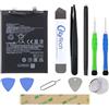OnlyTech - Batteria di ricambio Premium BM5V per Xiaomi Redmi Note 13 Pro 5G - 5100mAh - Qualità identica con kit di riparazione 10 Strumenti
