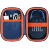 Lebakort Duro Viaggio Caso Custodia per JBL Clip 5 Clip 4 Speaker Bluetooth Portatile (Blu)