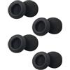 GRETY Cuscinetti Cuffie di Ricambio Imbottiture Auricolari Copri Schiuma Compatibile con Plantronics HW520 Blackwire Compatibile con Jabra Biz (8 Pezzi,60mm)