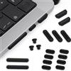 ProElife Set di 21 tappi antipolvere accessori per MacBook Pro 14 16 M5 M4 | nero, silicone, lavabile, riutilizzabile, aderenza di precisione, per casa, ufficio, lavoro e viaggi