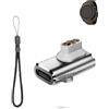 yystao (1 pezzo), adattatore di ricarica per COROS PACE Pro/COROS NOMAD, adattatore di ricarica magnetico USB-C stabile, argento
