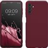 kwmobile Custodia Compatibile con Samsung Galaxy A04s Cover - Back Case per Smartphone in Silicone TPU - Protezione Gommata - viola bordeaux