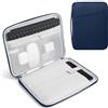 TiMOVO 13 Custodia per Tablet per iPad Air 13 M3 2025, iPad Pro 13/12.9, Galaxy Tab S9/S10 Plus/S9 FE+ 12.4, Remarkable Paper Pro 11.8, Borsa con Tasche, Indaco