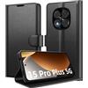 Eirltiy Cover per Xiaomi Redmi Note 15 Pro Plus 5G Portafoglio Pelle PU Premium, Custodia Scomparti Carte Antiurto Protettiva Case, Nero