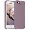 kwmobile Cover per Apple iPhone SE (1.Gen 2016) / iPhone 5 / iPhone 5S Custodia - Back Case per Smartphone in Silicone TPU - Protezione Gommata - uva