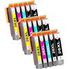 Uiprint - 15 Cartucce di ricambio compatibili 26XL per Epson 26 26 XL, compatibili con Epson Expression Premium XP-510 XP-520 XP-600 XP-605 XP-610 XP-615 XP-620 XP-625 XP-700 XP-710 XP-800 XP-810 XP
