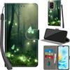Haninsuze Cover per Honor 200 Lite 5G, Farfalla | Pelle PU Portafoglio, Porta Carte, Magnetica, Libro, Antiurto Custodia