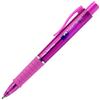 Faber-Castell 145768 - Penna a sfera Poly Ball View Electric Fuchsia, 1 pezzo, con ricarica XB sostituibile, a prova di documento