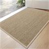 DEXI Zerbino Ingresso Interno 43 x 76 cm, Antiscivolo, Beige