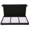 plplaaoo Organizer Per Occhiali da Sole con 15 Griglie,Sunglass Organizer, sunglasses case in Tessuto di Nylon, Organizer Per Occhiali da Sole, Vassoio Espositivo Multifunz per Occhiali Da Sole E Da Vista