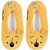 Winnie the Pooh Women's 1-Pack Plush Footlet, Yellow, 9/11
