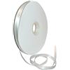 Morex Ribbon Nastro di Raso Double Face, 9,5 cm x 91,4 m, Bianco