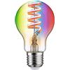 Paulmann 29156 Lampadina a filamento 230V Smart Home Zigbee LED bulbo E27 470lm 6,3W RGBW+ dimmerabile dorato