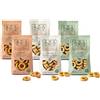 Terre Dei Trulli Taralli Pugliesi Olio Evo, Al Rosmarino e Peperoncino 6 pz | Taralli Artigianali Per Un Ottimo Aperitivotivo, Snack Salati Per Un Aperitivo Snack Genuino, 6 Confezioni Da 250g