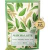 NaturaleBio Matcha Latte 150g - Miscela Funzionale di Matcha Latte Biologico con Match Giapponese, Proteine del Riso, Inulina e MCT. Vegano, Ricco di Proteine e Fibre, Senza Lattosio