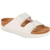 BIRKENSTOCK ARIZONA PLATFORM WHITE VEG, BIRKO FLOR sandali donna