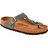 BIRKENSTOCK GIZEH THYME, NUBUCK LEATHER sandali donna