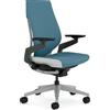 Steelcase Sedia da ufficio ergonomica Steelcase Gesture con braccioli regolabili a 360° e supporto lombare 3D Live Back Turchese; Prodotto in Europa