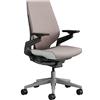Steelcase Sedia da ufficio ergonomica Steelcase Gesture con braccioli regolabili a 360° e supporto lombare 3D Live Back Lentil; Prodotto in Europa