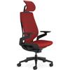 Steelcase Sedia da ufficio ergonomica Steelcase Gesture con braccioli regolabili a 360°, supporto lombare 3D Live Back, poggiatesta regolabile Scarlet/Red; Prodotto in Europa