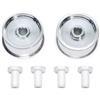 Tamiya Mini 4WD HG Low-Profile Heavy Aluminium Wheels II Reversible 2-Pack 95660