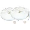 TUKA-i-AKUT TUKA 10M Protezioni Antispigolo, L-Forma Schiuma Sicurezza dei Vostri Bambini e Neonati, Extra spesso Bordi Protezione, Striscia Paraspigolo Spigolo 2x5m, Off Bianco, TKD7000-2X Off White