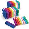 ZephyrHome 100 Mini Mollette Legno, 7.4 cm Colorate Naturali Mollettine Legno Piccole, mollette legno decorative，clip colorate in legno，mollette per Decorazione Domestica e Artigianale Visualizzazione di Foto
