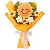 CHENGCKJ Mazzo di fiori artificiali a maglia all'uncinetto, fiori finti, girasoli, artificiali, uncinetto, girasoli, girasoli, regalo per festival, matrimonio, festa della mamma