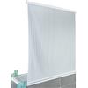 Wenko Tenda a Rullo per Doccia e Vasca da Bagno, ad Asciugatura Rapida, Impermeabile e Facile da Pulire, in Alluminio, 132 x 240 x 5 cm, Bianco