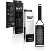 Microplane Grattugia da Cucina con Doppia Lama Media in Acciaio Inox Made in USA per parmigiano, Mele, Carote, zucchine e Cioccolato della Serie Black Sheep